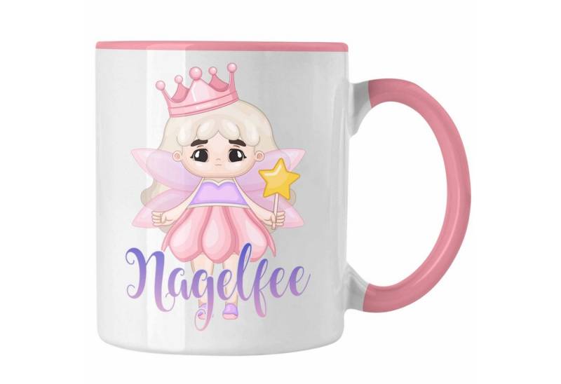 Trendation Tasse Nagel-Fee Tasse Geschenk Nagelstudio Mitarbeiterin Gel-Nägel Spruch Sü von Trendation