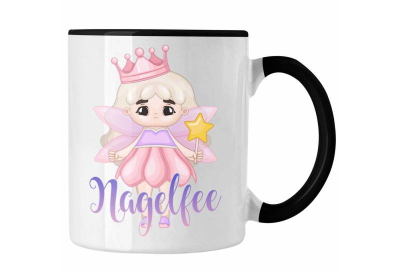 Trendation Tasse Nagel-Fee Tasse Geschenk Nagelstudio Mitarbeiterin Gel-Nägel Spruch Sü von Trendation
