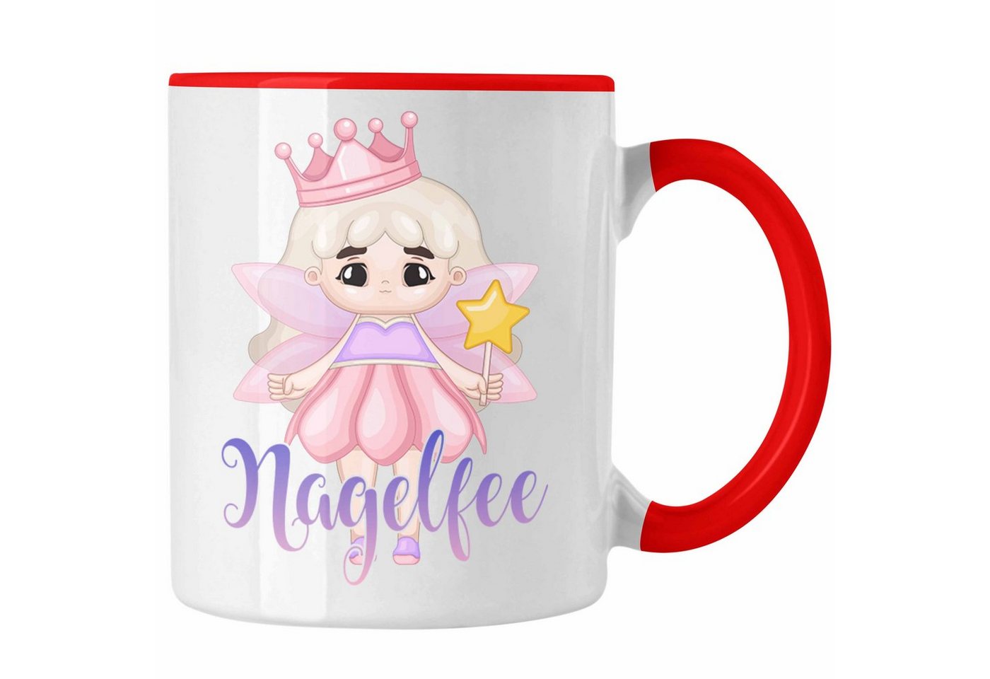 Trendation Tasse Nagel-Fee Tasse Geschenk Nagelstudio Mitarbeiterin Gel-Nägel Spruch Sü Trendation Tasse Nagel-Fee Tasse Geschenk Nagelstudio Mitarbeiterin Gel-Nägel Spruch Sü von Trendation