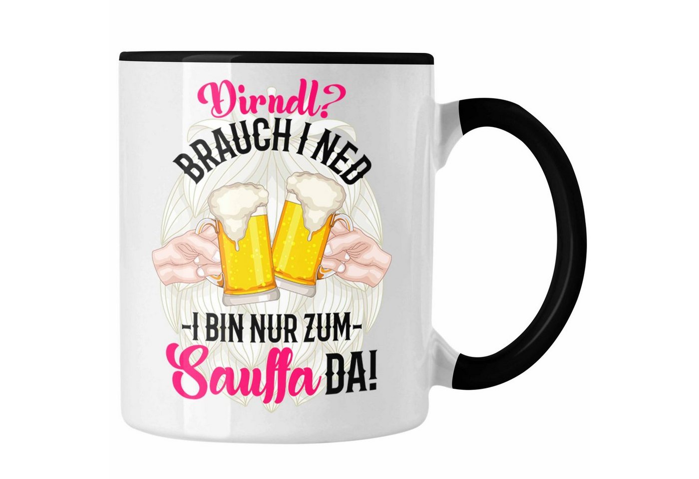 Trendation Tasse Oktoberfest Dirndl Lustiger Spruch Geschenkidee Deko Dekoration Dirndl von Trendation