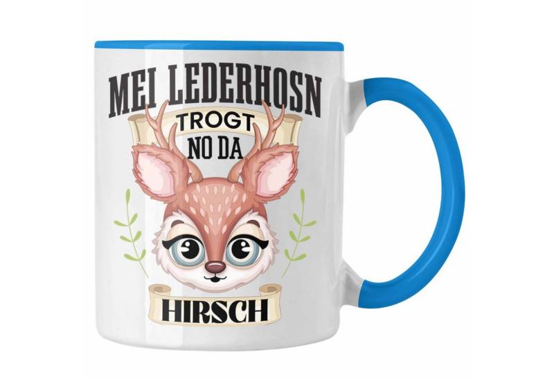 Trendation Tasse Oktoberfest Mei Lederhosn Trogt No Der Hirsch Lustiger Spruch Geschenk von Trendation