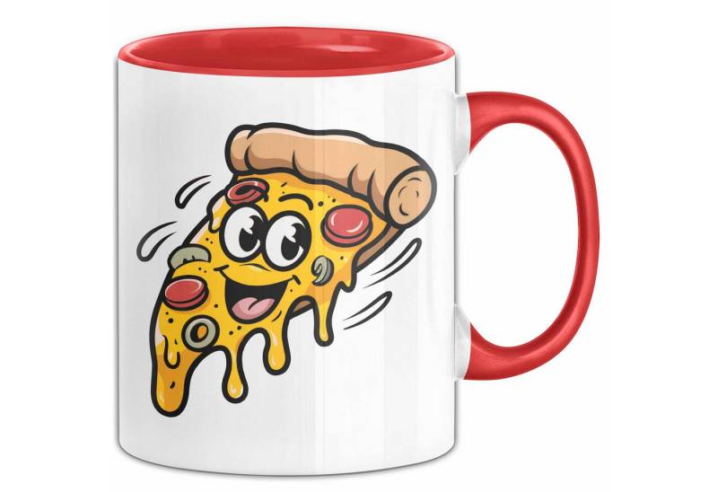 Trendation Tasse Pizzaliebhaber Tasse Geschenkidee für Pizza Slice Süchtige von Trendation