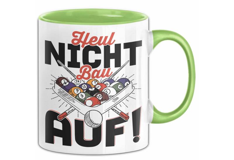 Trendation Tasse Pool Billard Tasse Geschenk Billiard-Spieler Geschenkidee Sprüche Heul von Trendation