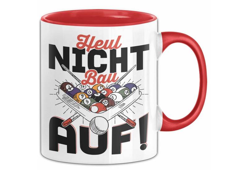 Trendation Tasse Pool Billard Tasse Geschenk Billiard-Spieler Geschenkidee Sprüche Heul von Trendation