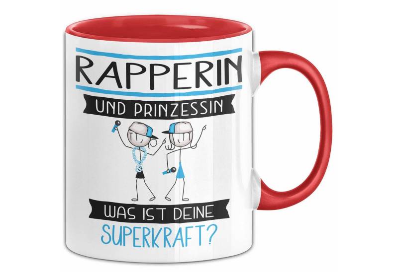 Trendation Tasse Rapperin Und Prinzessin Tasse Geschenk Für Eine Rapperin Geburtstag von Trendation