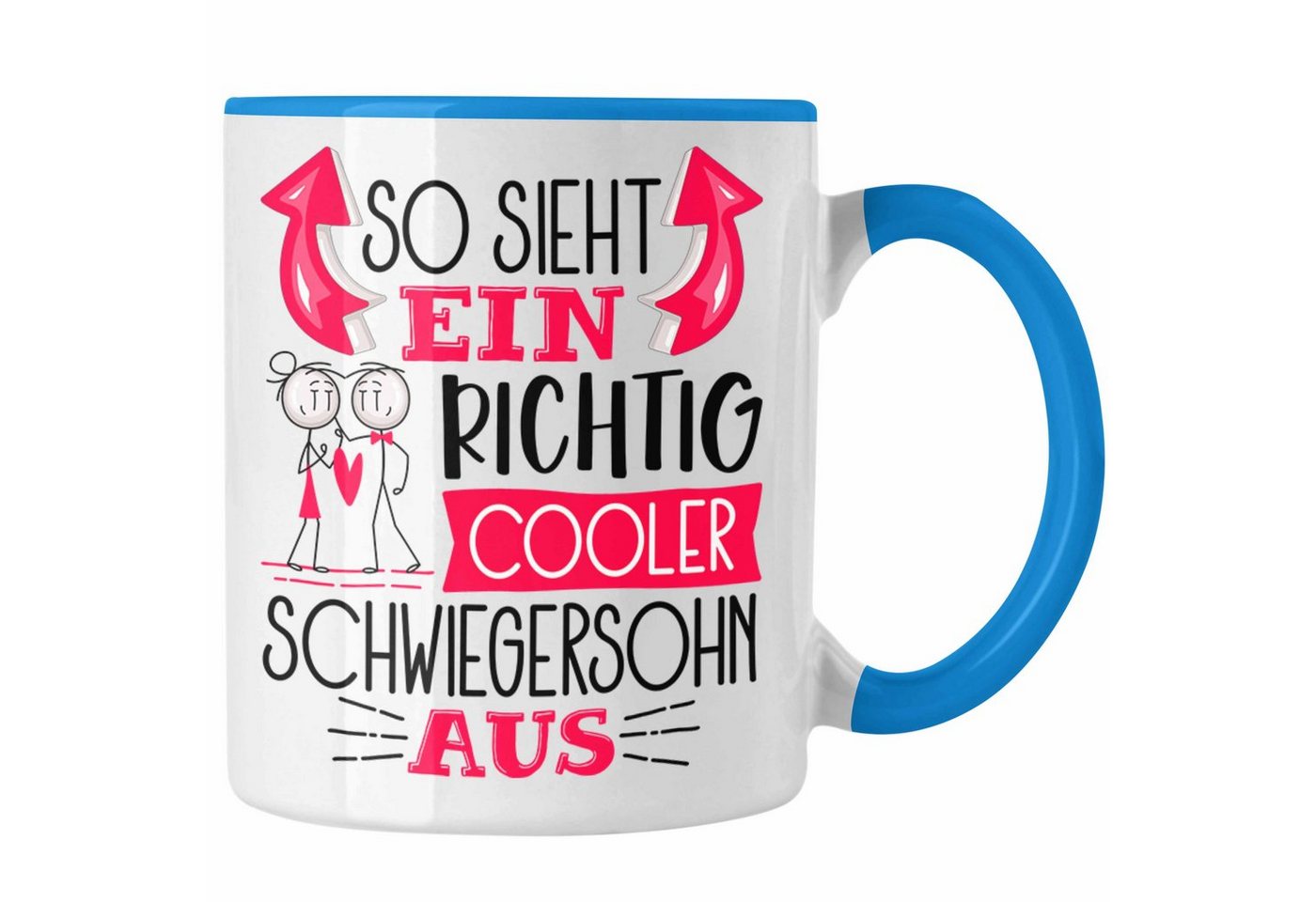 Trendation Tasse Schwiegersohn Tasse Geschenk So Sieht Ein RIchtig Cooler Schwiegersoh von Trendation