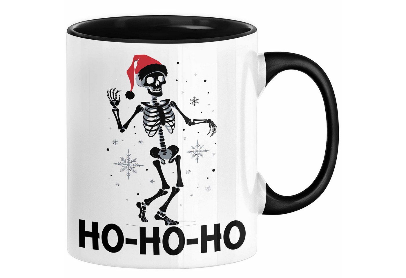 Trendation Tasse Skelett Weihnachten Geschenk Tasse Weihnachliches Skelett Grafik Gesch von Trendation