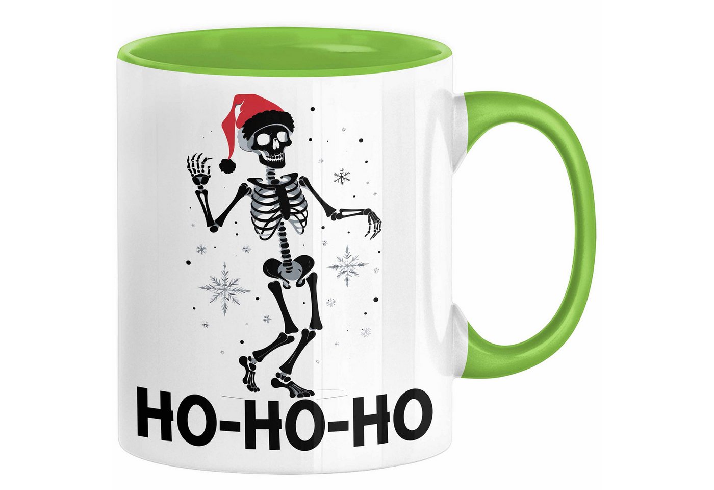 Trendation Tasse Skelett Weihnachten Geschenk Tasse Weihnachliches Skelett Grafik Gesch von Trendation