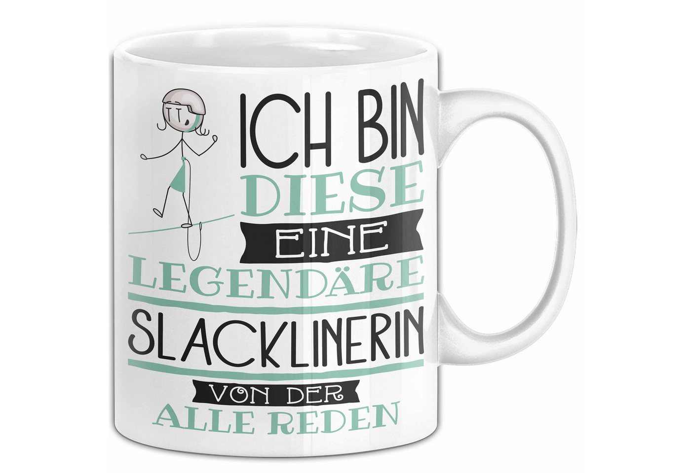 Trendation Tasse Slacklinerin Tasse Geschenk Ich Bin Diese Eine Legendäre Slacklineri Trendation Tasse Slacklinerin Tasse Geschenk Ich Bin Diese Eine Legendäre Slacklineri von Trendation