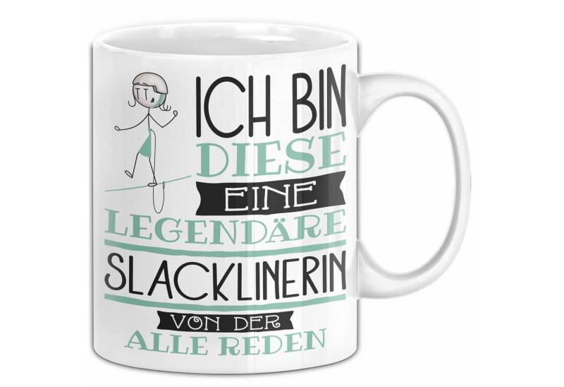 Trendation Tasse Slacklinerin Tasse Geschenk Ich Bin Diese Eine Legendäre Slacklineri Trendation Tasse Slacklinerin Tasse Geschenk Ich Bin Diese Eine Legendäre Slacklineri von Trendation