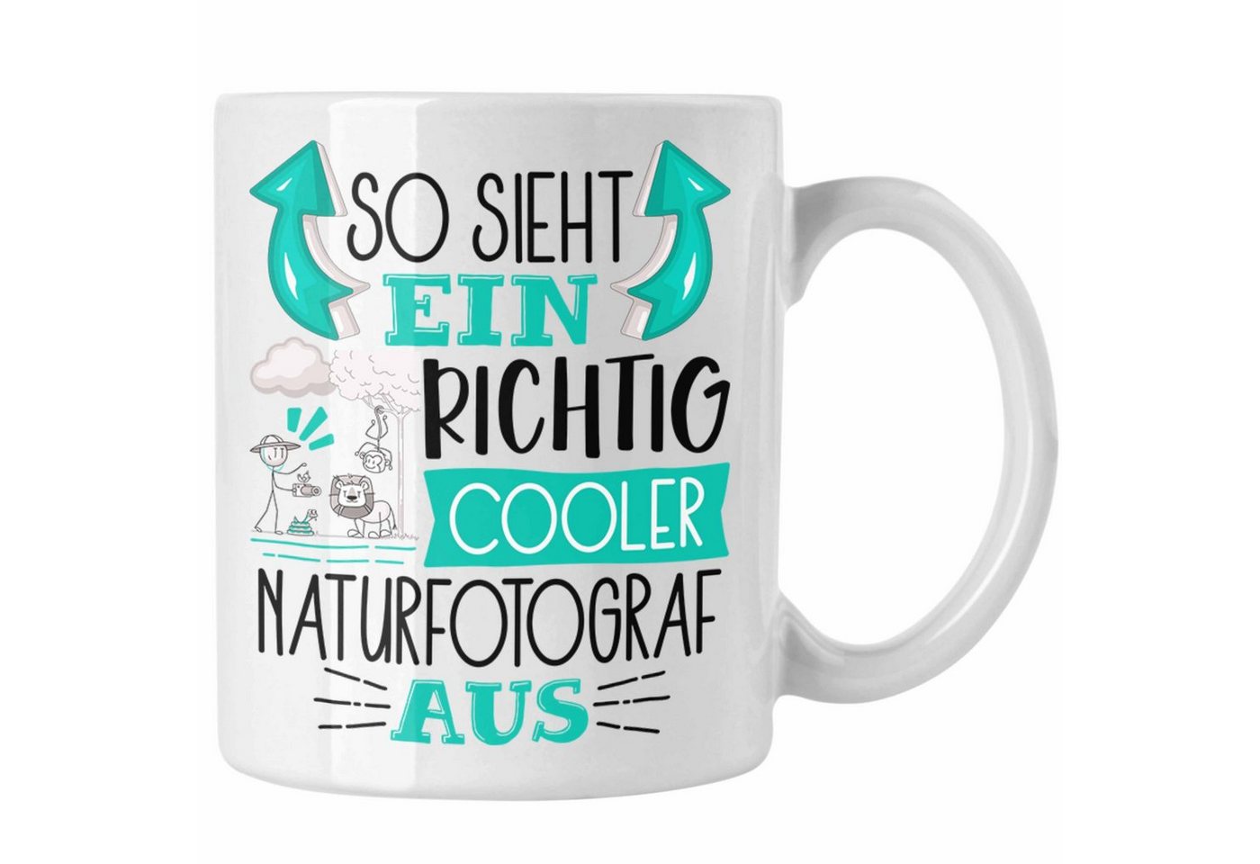 Trendation Tasse So Sieht Ein Richtig Cooler Naturfotograf Aus Tasse Geschenk für Natur von Trendation