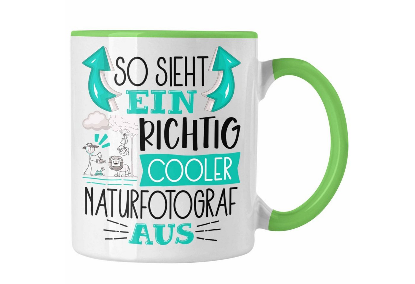 Trendation Tasse So Sieht Ein Richtig Cooler Naturfotograf Aus Tasse Geschenk für Natur von Trendation