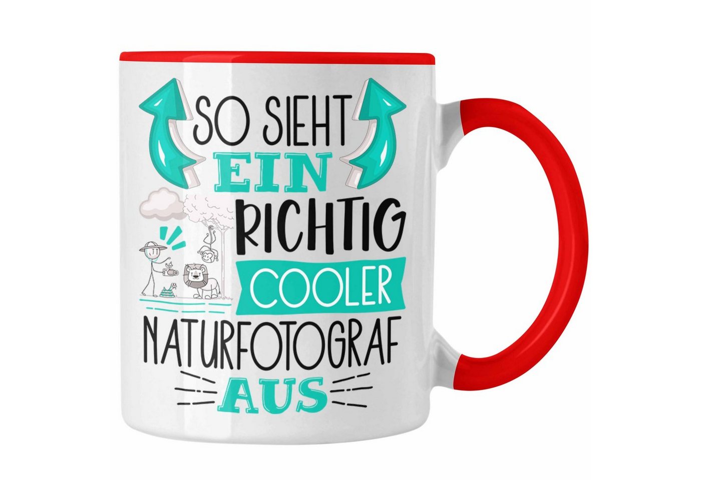 Trendation Tasse So Sieht Ein Richtig Cooler Naturfotograf Aus Tasse Geschenk für Natur von Trendation