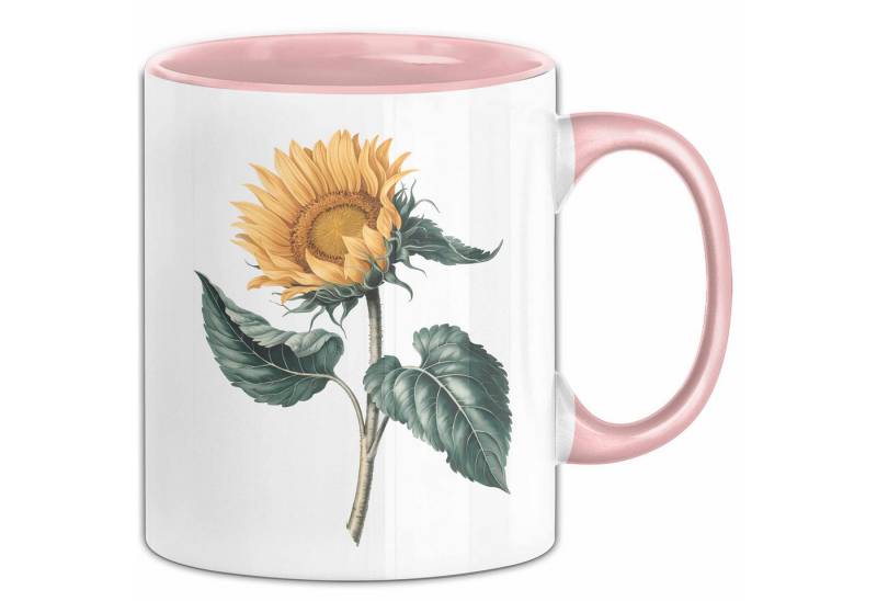 Trendation Tasse Sonnenblume Pflanze Tasse Geschenk Lustige Geschenkidee von Trendation