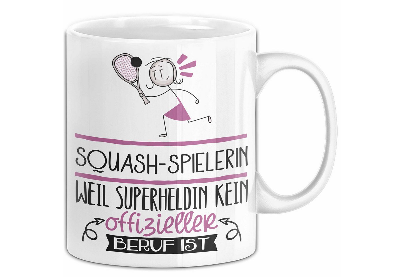 Trendation Tasse Squash-Spielerin Geschenk Tasse Lustiger Spruch Squash-Spielerin Wei Trendation Tasse Squash-Spielerin Geschenk Tasse Lustiger Spruch Squash-Spielerin Wei von Trendation