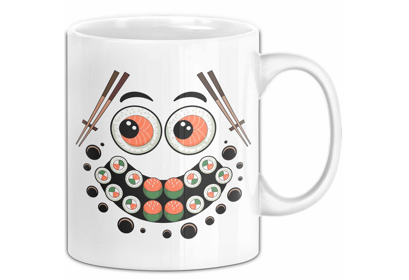 Trendation Tasse Sushi Liebhaber Tasse Geschenkidee für rohe Rollen Fans Trendation Tasse Sushi Liebhaber Tasse Geschenkidee für rohe Rollen Fans von Trendation