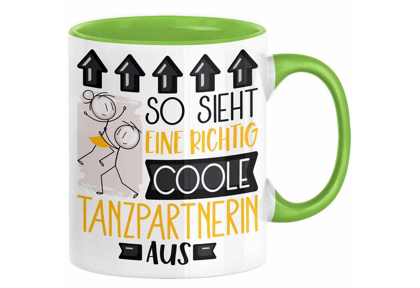 Trendation Tasse Tanzpartnerin Geschenk Tasse Lustig Geschenkidee für Tanzpartnerin Geb von Trendation