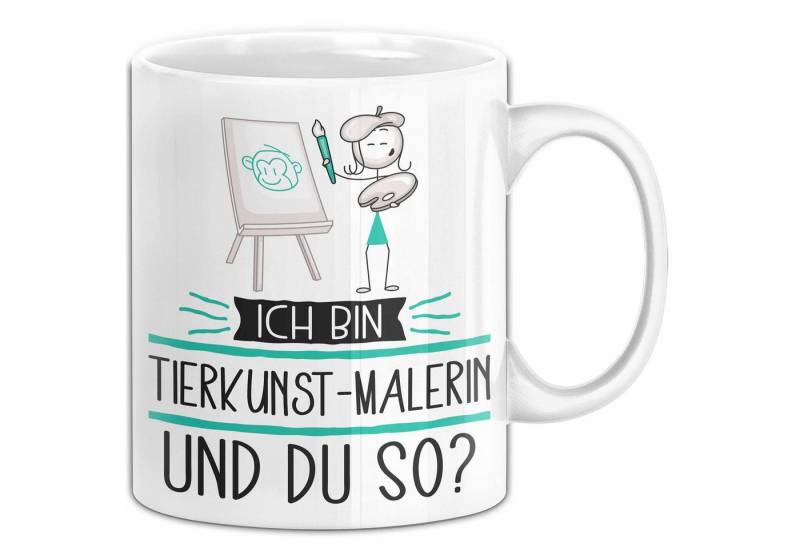 Trendation Tasse Tierkunst-Malerin Tasse Geschenk Ich Bin Tierkunst-Malerin Und Du So Trendation Tasse Tierkunst-Malerin Tasse Geschenk Ich Bin Tierkunst-Malerin Und Du So von Trendation