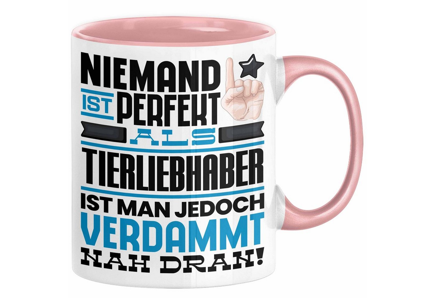 Trendation Tasse Tierliebhaber Geschenk Tasse Lustige Geschenkidee für Tierliebhaber Ge von Trendation