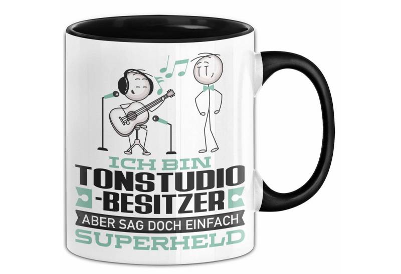 Trendation Tasse Tonstudio-Besitzer Geschenk Tasse Ich Bin Tonstudio-Besitzer Aber Sag von Trendation