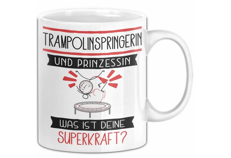 Trendation Tasse Trampolinspringerin Und Prinzessin Tasse Geschenk Für Eine Trampolin von Trendation
