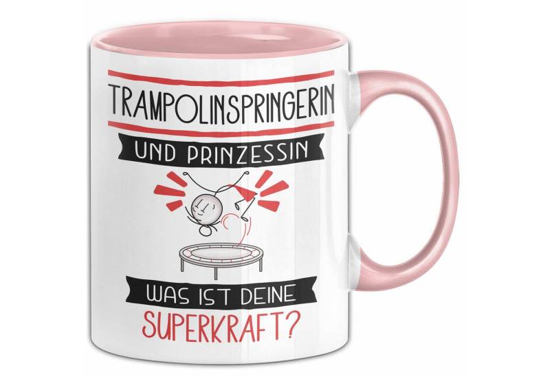 Trendation Tasse Trampolinspringerin Und Prinzessin Tasse Geschenk Für Eine Trampolin von Trendation