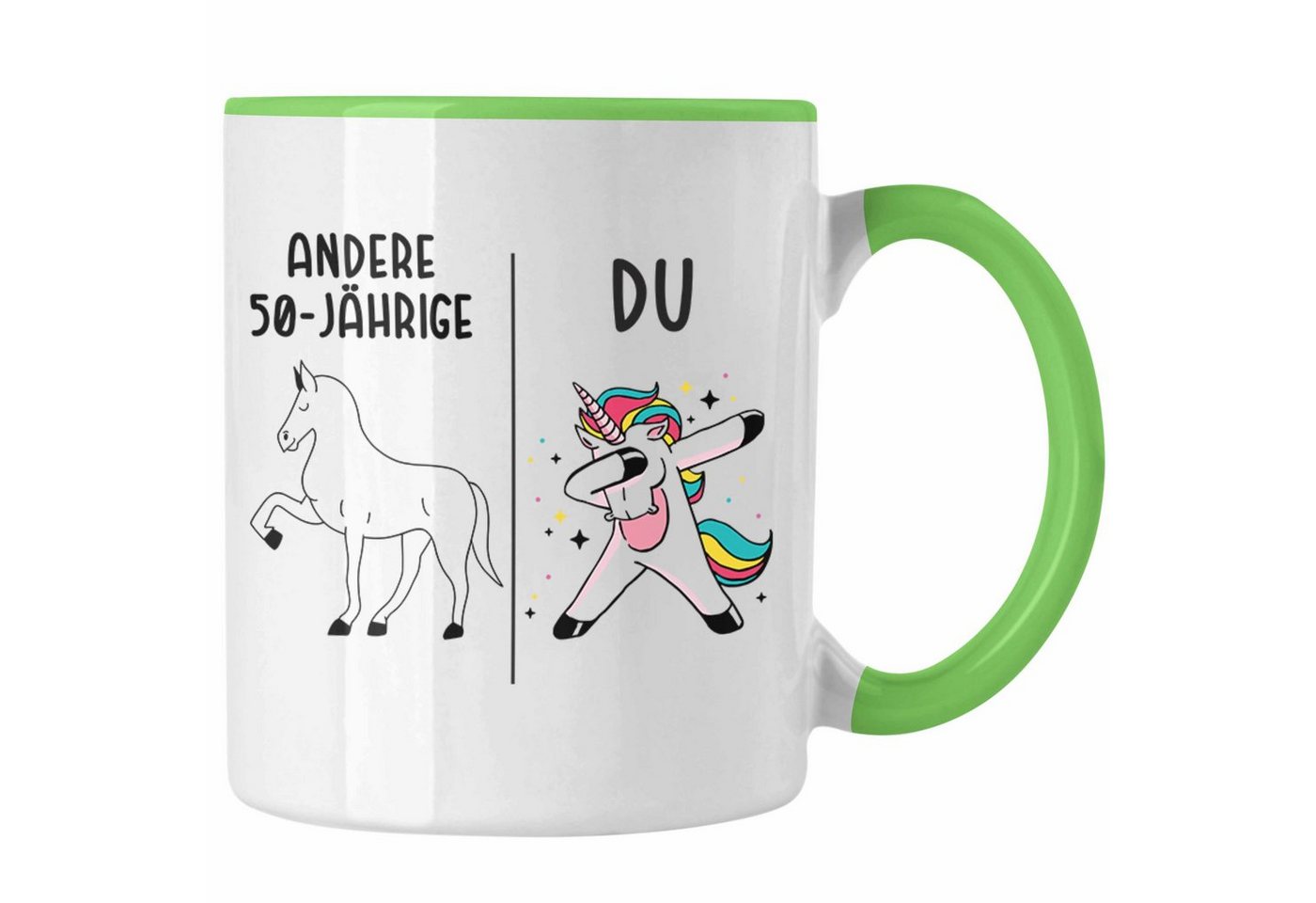 Trendation Tasse Trendation - 50. Geburtstag Frauen Tasse Einhorn Geschenk Geschenkidee Trendation Tasse Trendation - 50. Geburtstag Frauen Tasse Einhorn Geschenk Geschenkidee von Trendation