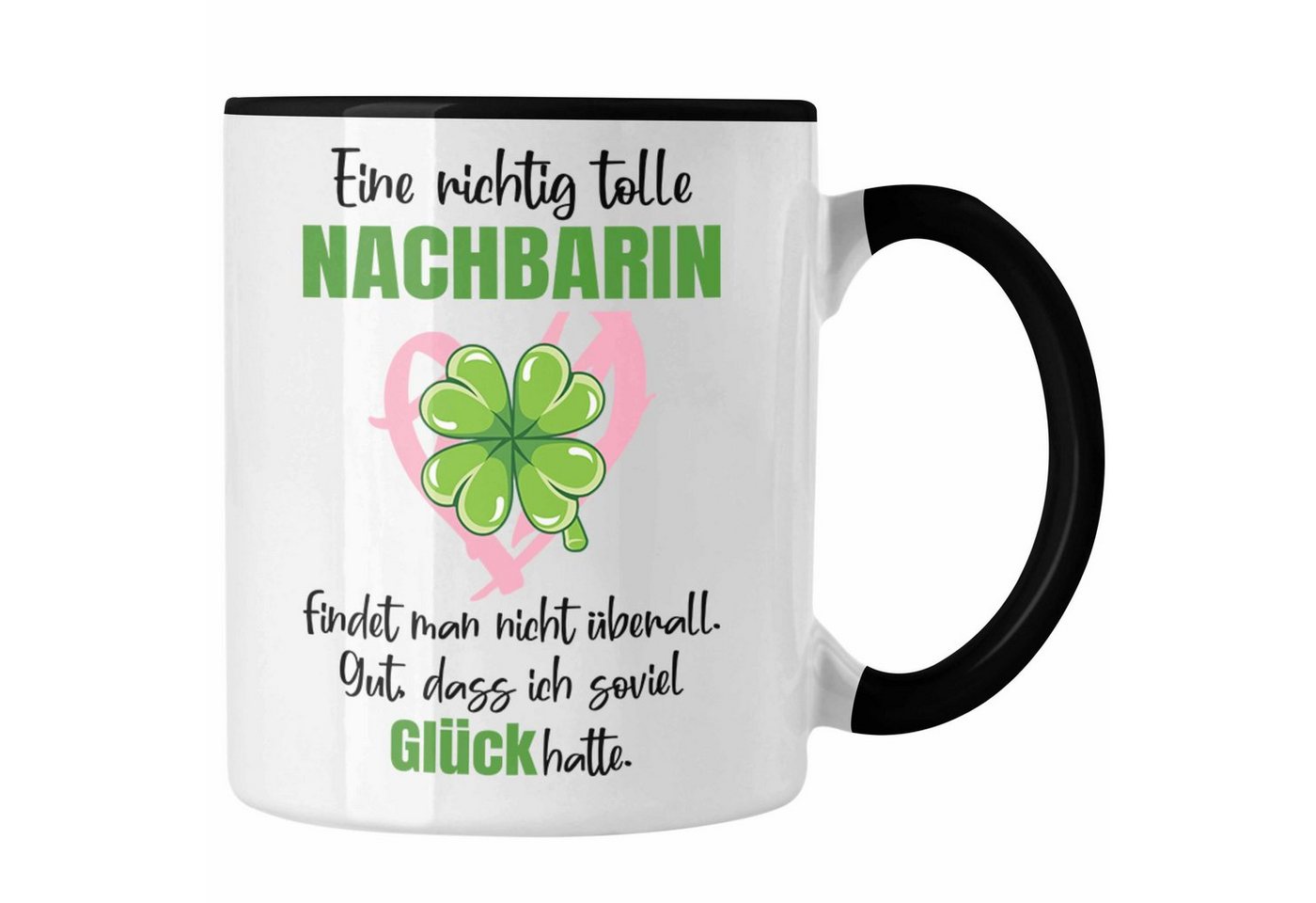 Trendation Tasse Trendation - Beste Nachbarin Tasse Geschenk Geburtstag Freundin Lieblings Nachbarin Geschenkidee Abschied Abschiedsgeschenk Weihnachten von Trendation