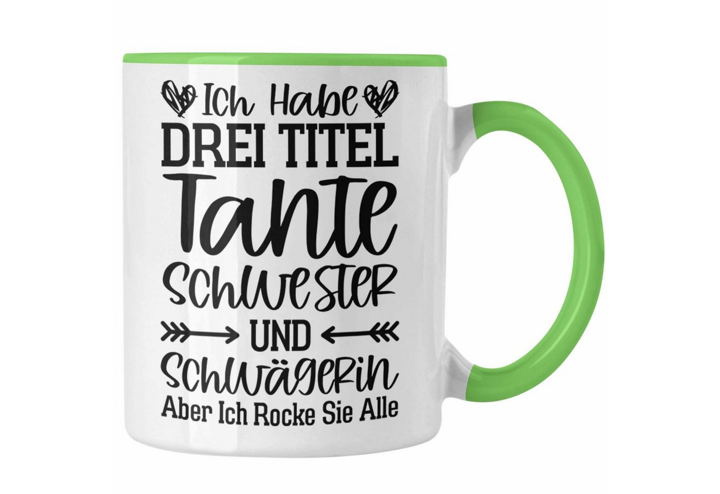 Trendation Tasse Trendation - Beste Tante Geschenk Tasse mit Spruch für Tante Weihnachten Lieblings Schwester Tante Schwägerin von Trendation