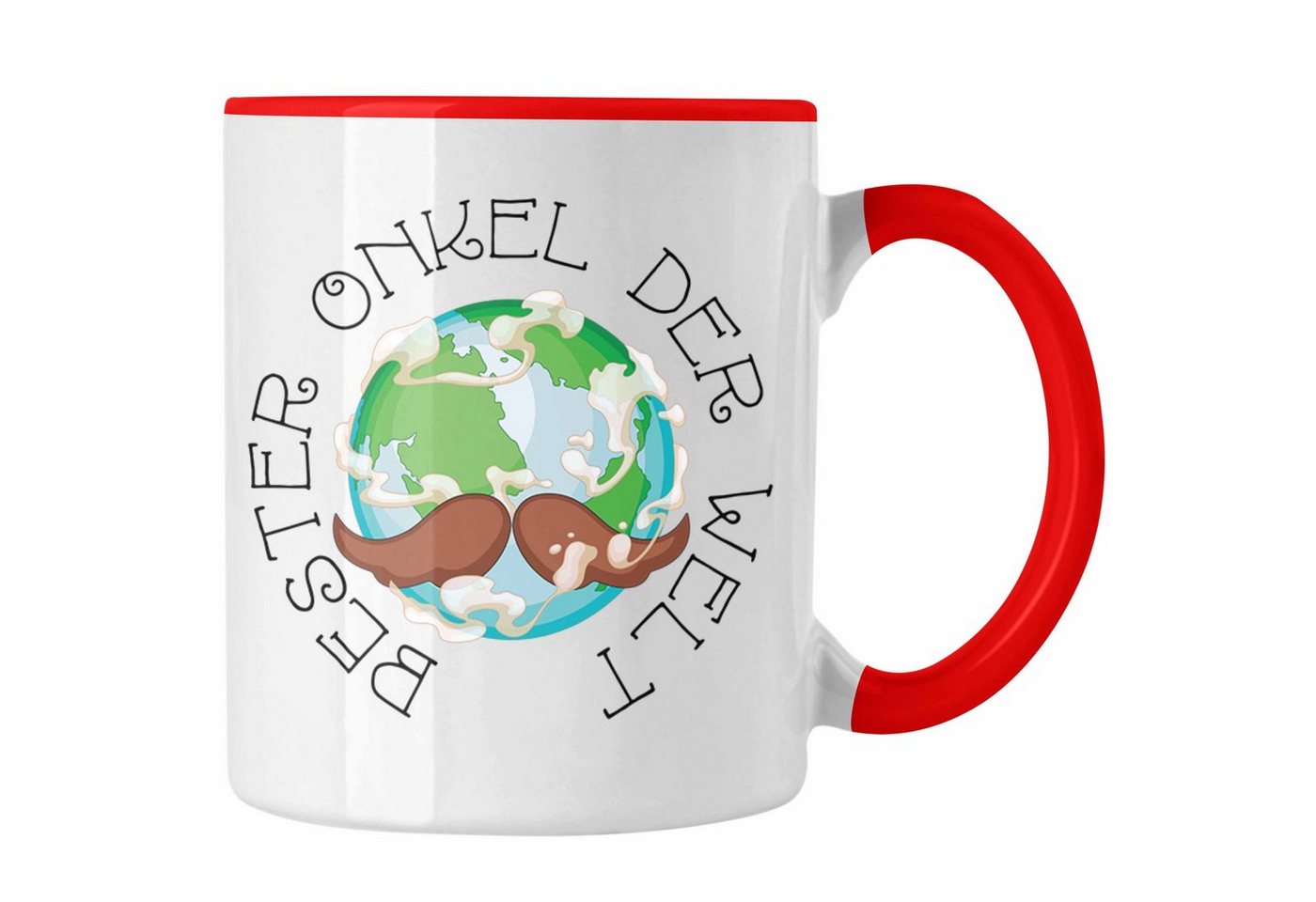 Trendation Tasse Trendation - Bester Onkel Der Welt Tasse Geschenk Geburtstag Weihnachten Lustig Geschenkideen von Nichte Lieblingsonkel von Trendation