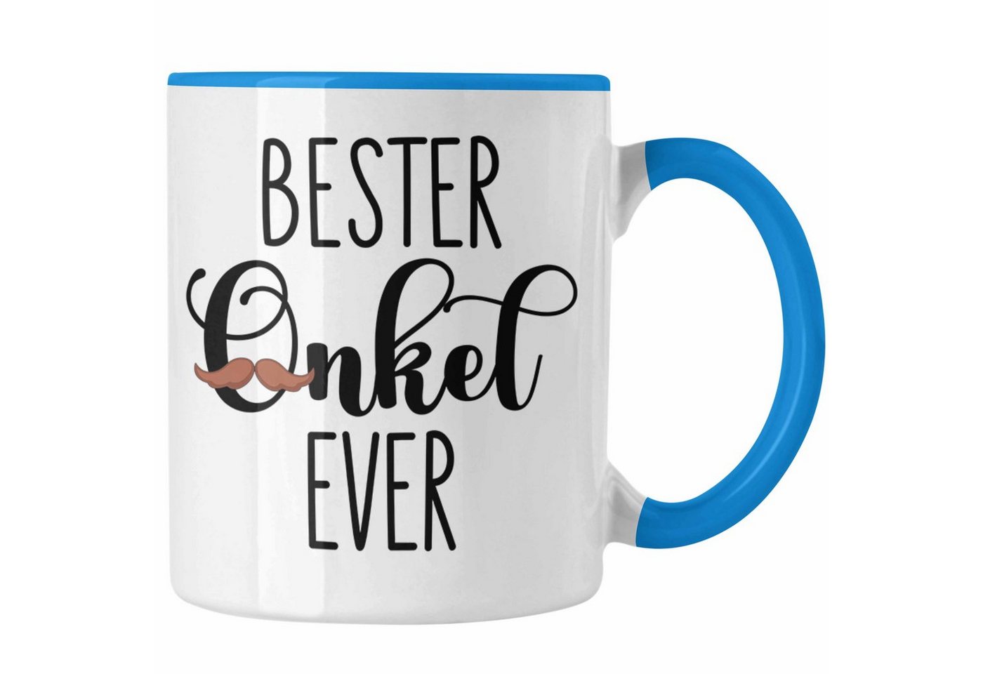 Trendation Tasse Trendation - Bester Onkel Ever Tasse Geschenk Geburtstag Weihnachten Lustig Geschenkideen von Nichte von Trendation