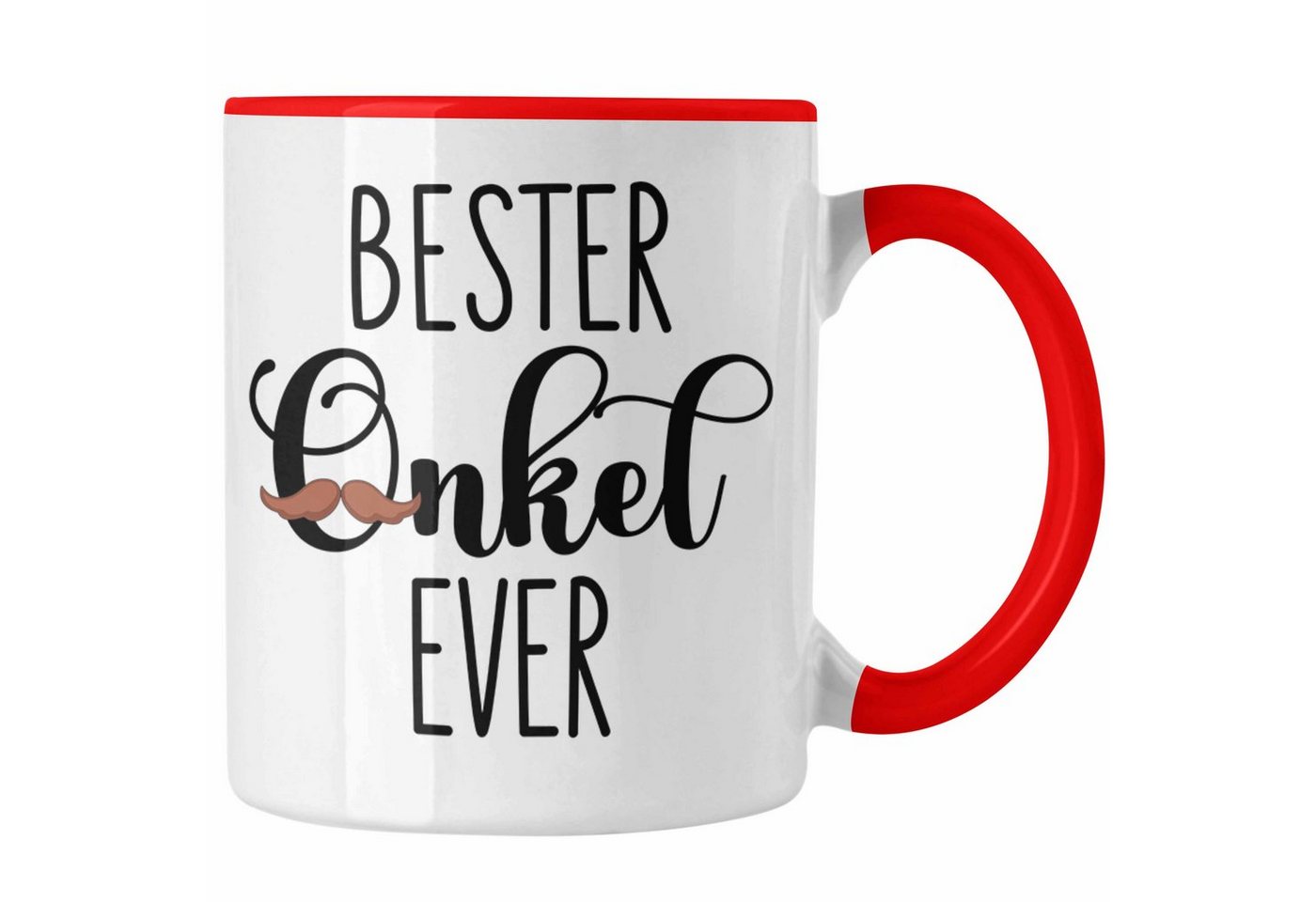 Trendation Tasse Trendation - Bester Onkel Ever Tasse Geschenk Geburtstag Weihnachten Lustig Geschenkideen von Nichte von Trendation