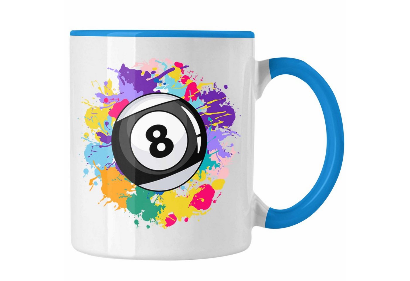 Trendation Tasse Trendation - Billard Tasse Geschenk Billardspieler Geschenkidee Kaffeetasse Pool von Trendation