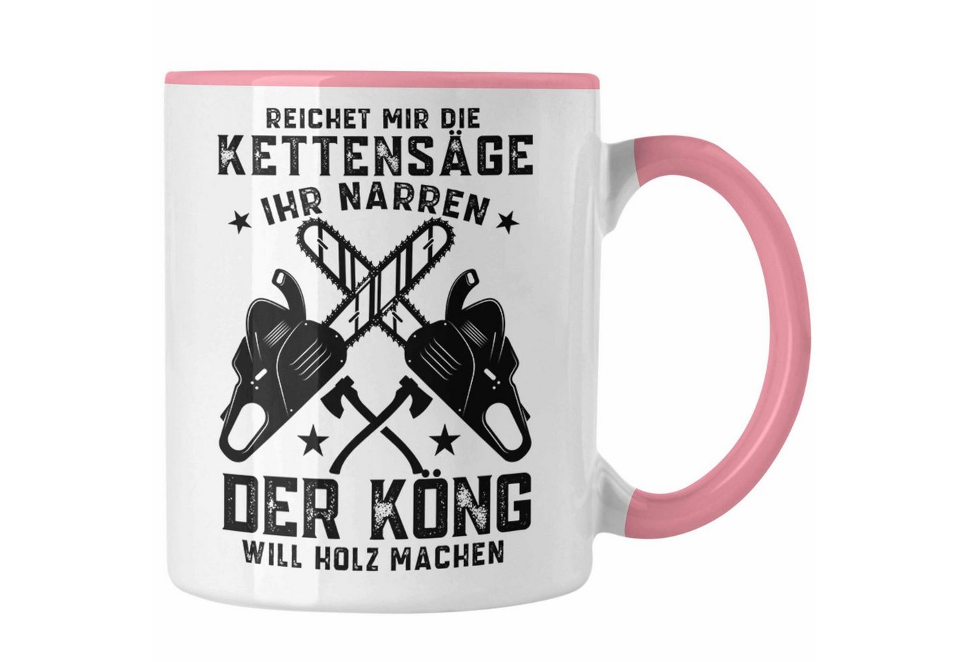 Trendation Tasse Trendation - Förster Geschenk Tasse Holzfäller Geschenkidee Männer Forstwirt Baumfäller Spruch für Waldarbeiter von Trendation