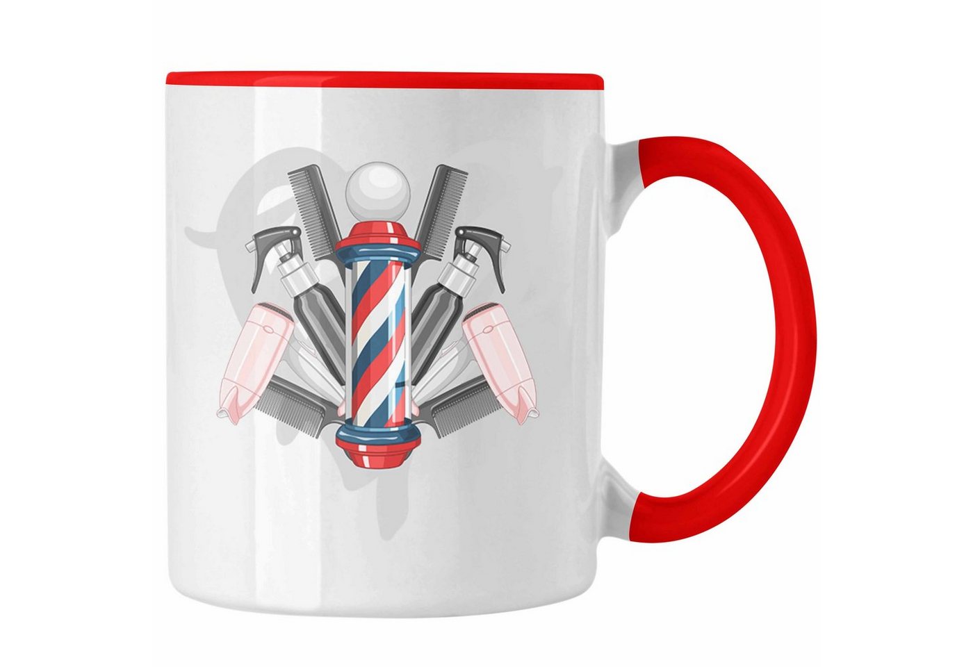 Trendation Tasse Trendation - Friseurin Tasse Geschenk Schere Grafik Frisörin Geschenkidee Geburtstag Weihnachten Lustig Hair Stylistin von Trendation