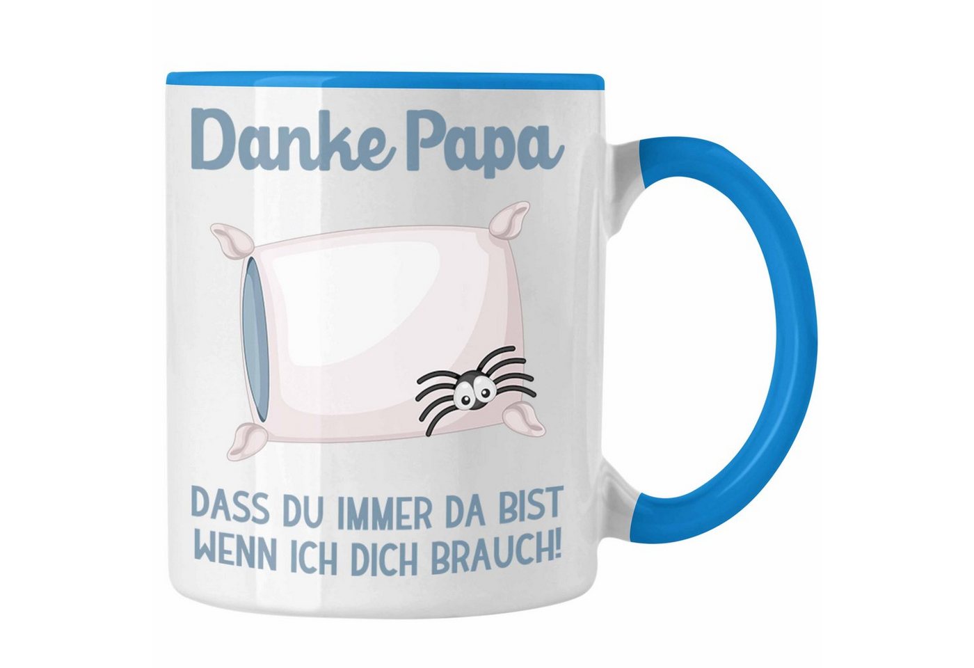 Trendation Tasse Trendation - Geschenk für Papa von Tochter Lustige Tasse Danke Vater Geschenkidee Lustige Kaffeetasse für Bester Papa von Tochter Weihnachten Geburtstag Geschenkidee von Trendation