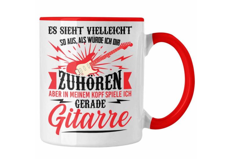 Trendation Tasse Trendation - Gitarrist Geschenk Gitarre Tasse mit Spruch - Kaffeetasse von Trendation