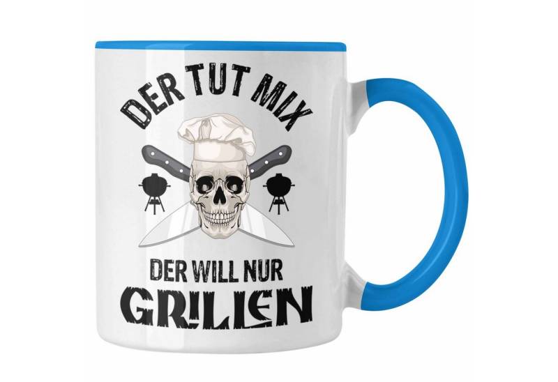 Trendation Tasse Trendation - Grill Tasse Geschenk Männer Steak Liebhaber Grillen Geschenkidee Vater BBQ's von Trendation