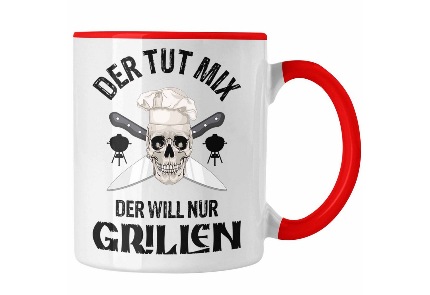 Trendation Tasse Trendation - Grill Tasse Geschenk Männer Steak Liebhaber Grillen Geschenkidee Vater BBQ's von Trendation