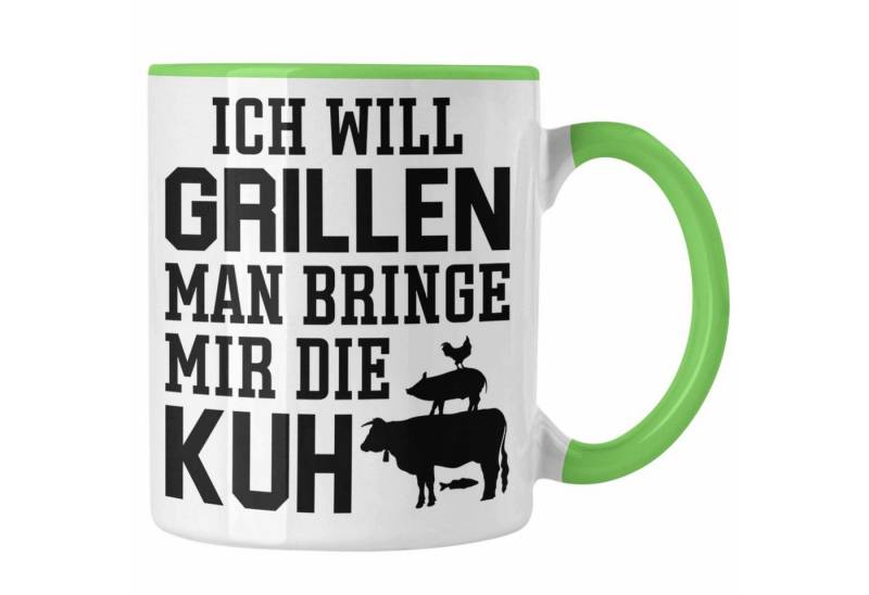 Trendation Tasse Trendation - Grill Tasse Geschenk Männer Steak Liebhaber Grillen Geschenkidee Vater von Trendation