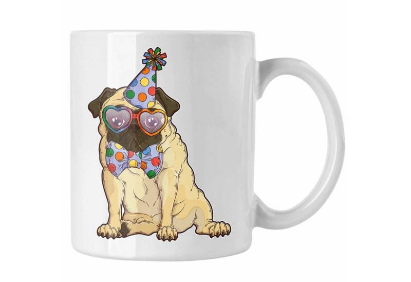 Trendation Tasse Trendation - Hunde Tasse Mops Rasse Geschenk Mops-Besitzer Mops Mama Geschenkidee Lustig von Trendation