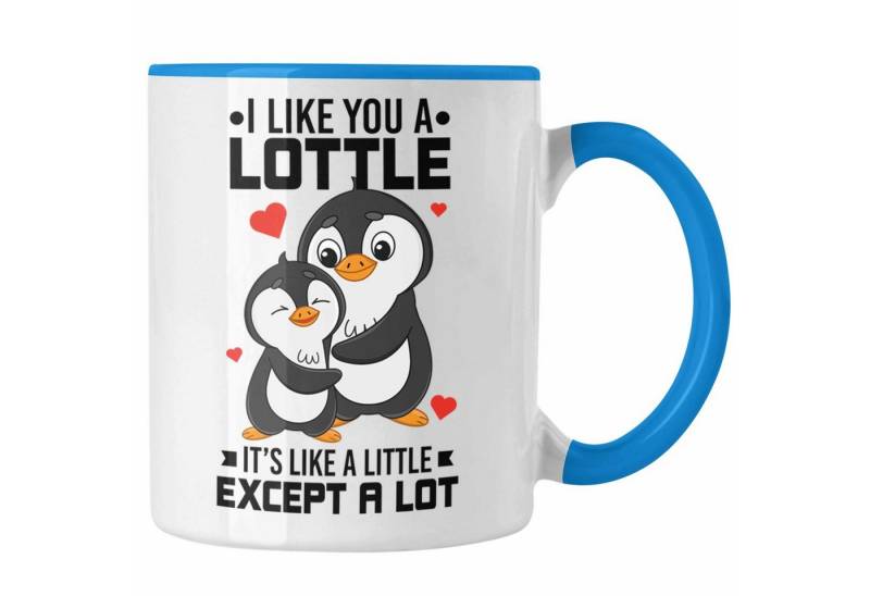 Trendation Tasse Trendation - I Like You A Lottl Pinguine Tasse Geschenk Freundin Freun von Trendation