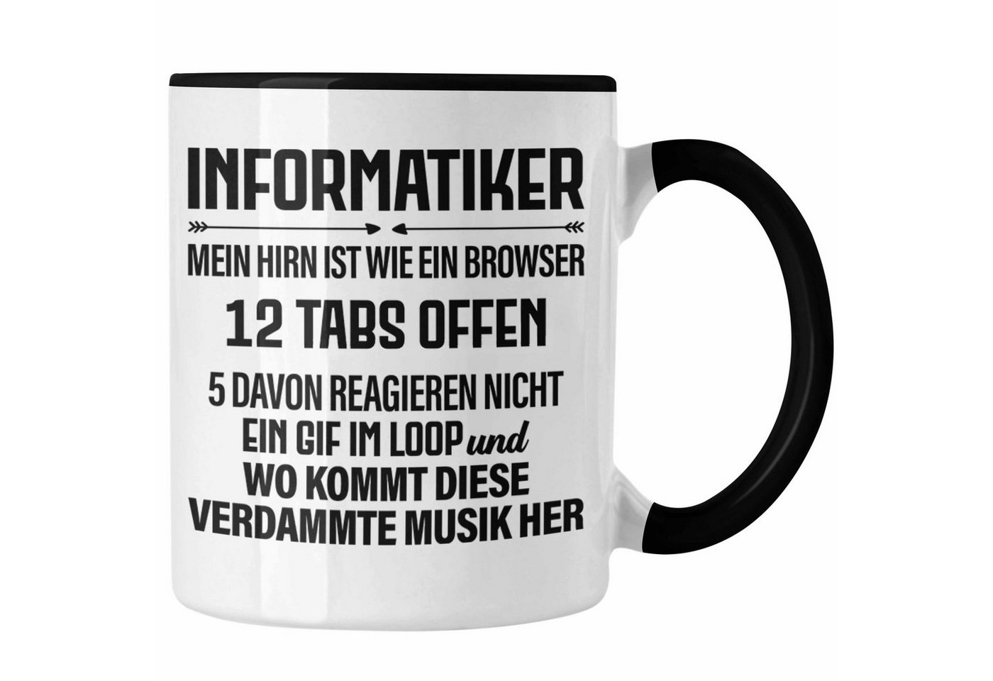 Trendation Tasse Trendation - Informatiker Tasse Geschenk Programmierer Gadget Lustig G von Trendation