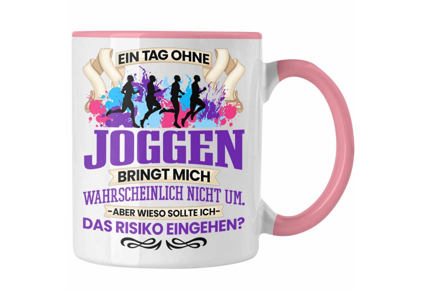 Trendation Tasse Trendation - Joggen Tasse Geschenk für Jogger Läufer Lustiger Spruch G von Trendation