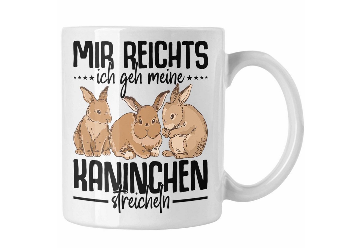 Trendation Tasse Trendation - Kaninchen Tasse Hasen Süßer Hase Haustier Ostern Geschenk Haustier von Trendation