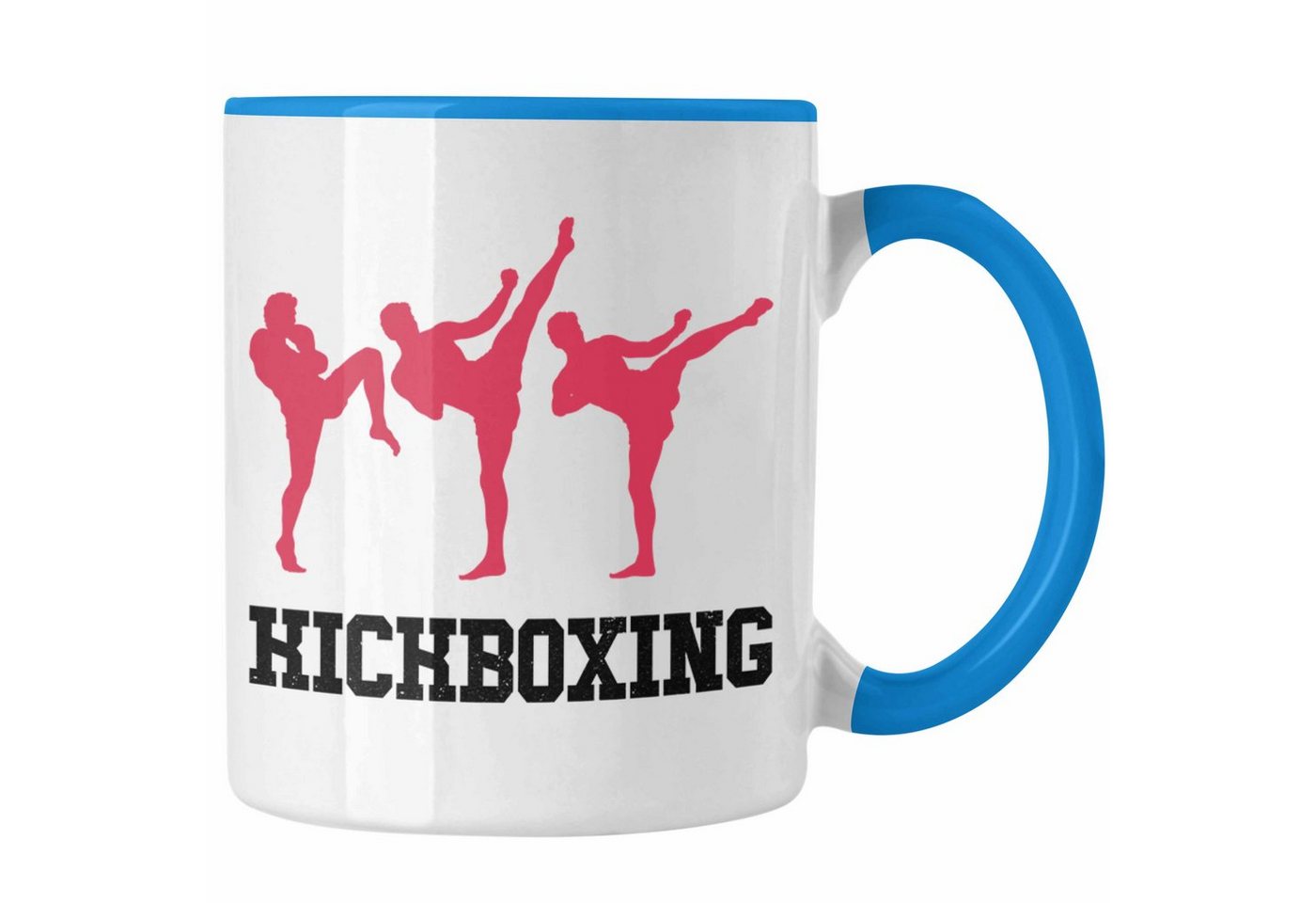 Trendation Tasse Trendation - Kickboxing Tasse Geschenk Kampfsportler Geschenkidee Geburtstag Weihnachten von Trendation