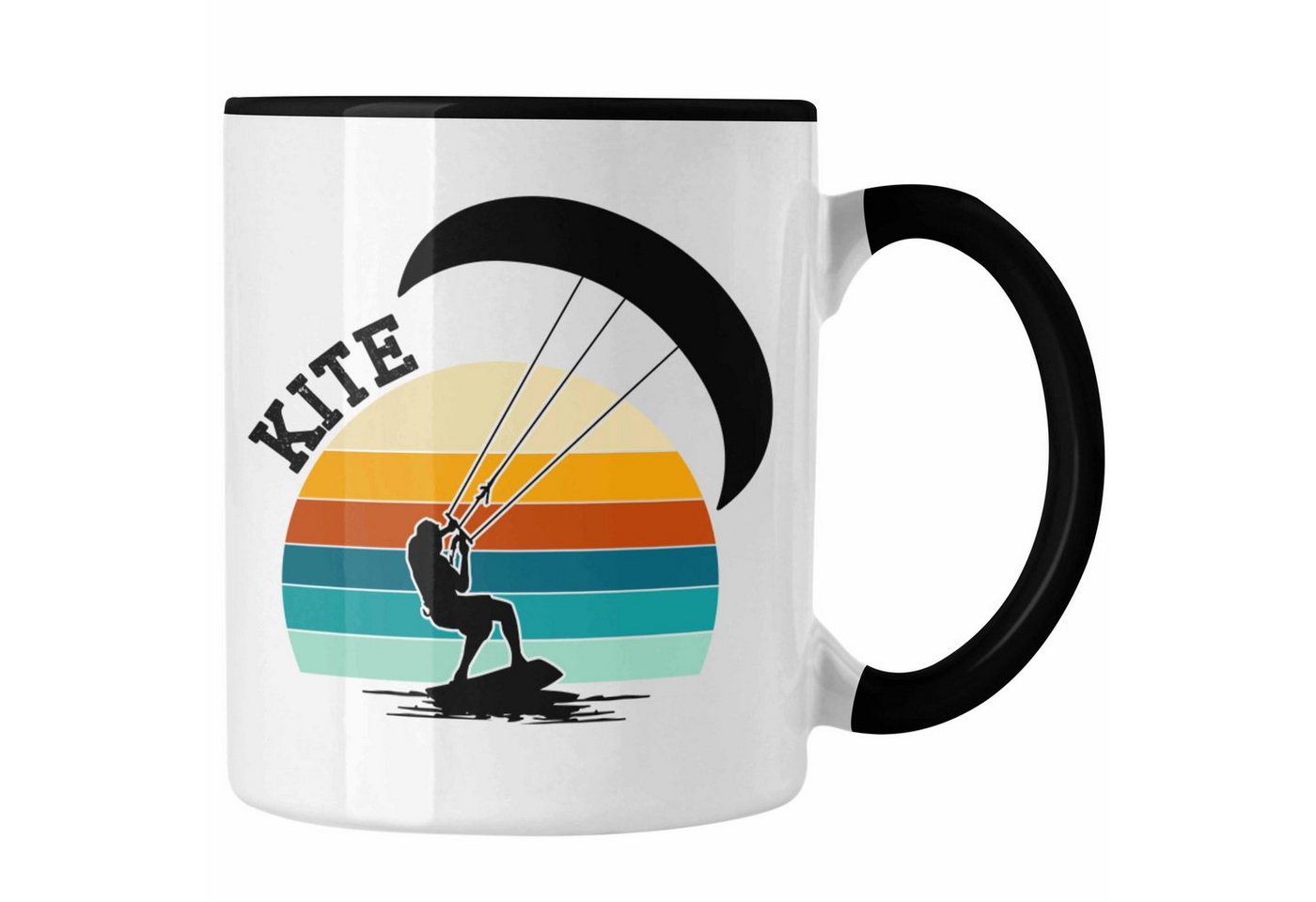 Trendation Tasse Trendation - Kite Surf Tasse Geschenk Kitesurfing Hobby Geschenkidee Geburtstag Weihnachten von Trendation