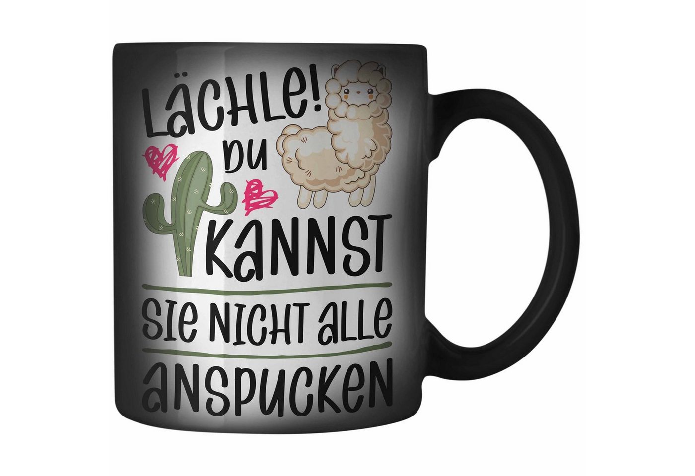 Trendation Tasse Trendation - Lächle Du Kannst Sie Nicht Alle Anspucken Zaubertasse Lla, Farbwechsel Trendation Tasse Trendation - Lächle Du Kannst Sie Nicht Alle Anspucken Zaubertasse Lla, Farbwechsel von Trendation