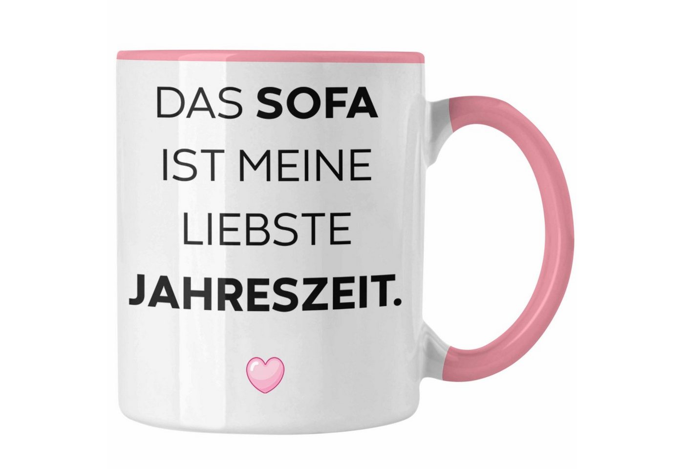 Trendation Tasse Trendation - Lustige Tasse mit Spruch für Frauen Männer Arbeit Büro Lustig Tassen Becher mit Sprüchen Kollegin Geschenk Sarkasmus Sofa von Trendation