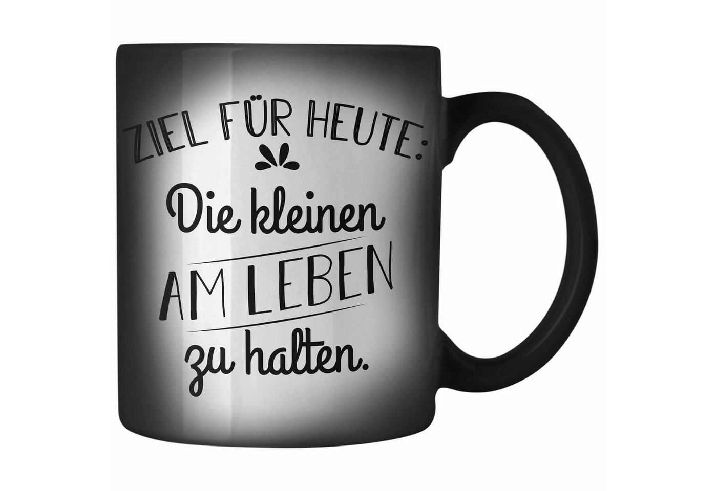 Trendation Tasse Trendation - Lustige Zaubertasse für Kindergärtnerin Erzieherin Geschenk Spruch Farbwechsel Tasse Kindergarten Erzieher Zaubertasse mit Spruch, Farbwechsel von Trendation